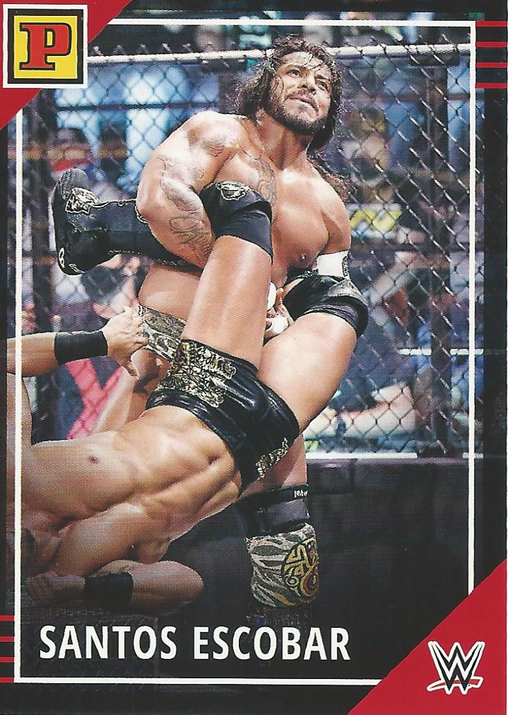 WWE Panini Debut Edition 2022 Santos Escobar #9 Red