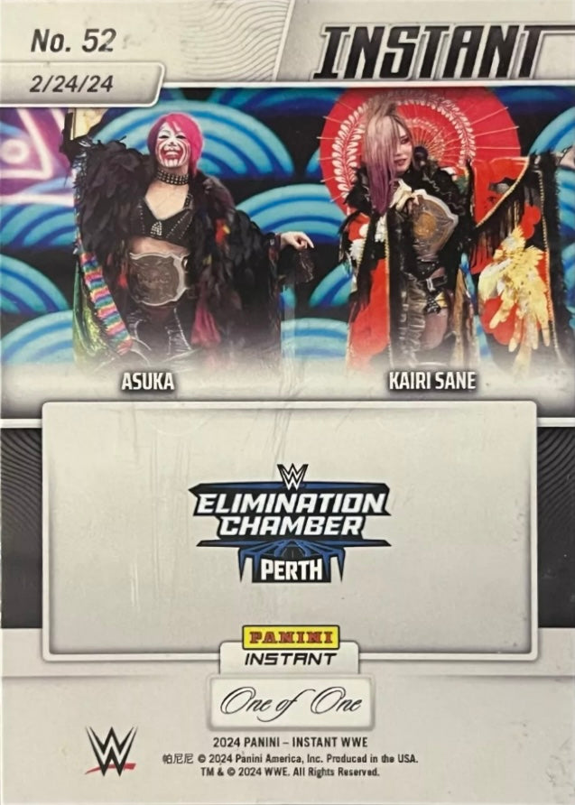 Asuka / Kairi Sane – the Kabuki Warriors Retain Women’s TAG Team Championship trading card PW Catalog