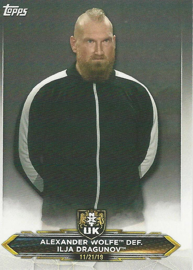 WWE Topps NXT 2020 Alexander Wolfe #58