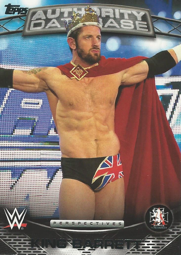 WWE Topps 2016 Wade Barrett 8A trading card PW Catalog