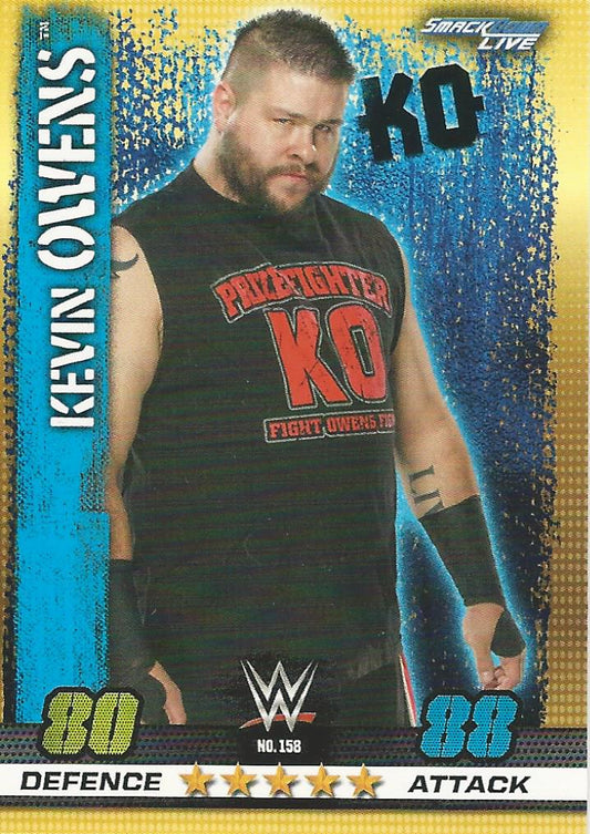 WWE Topps Slam Attax 10th Edition 2017 Kevin Owens #158