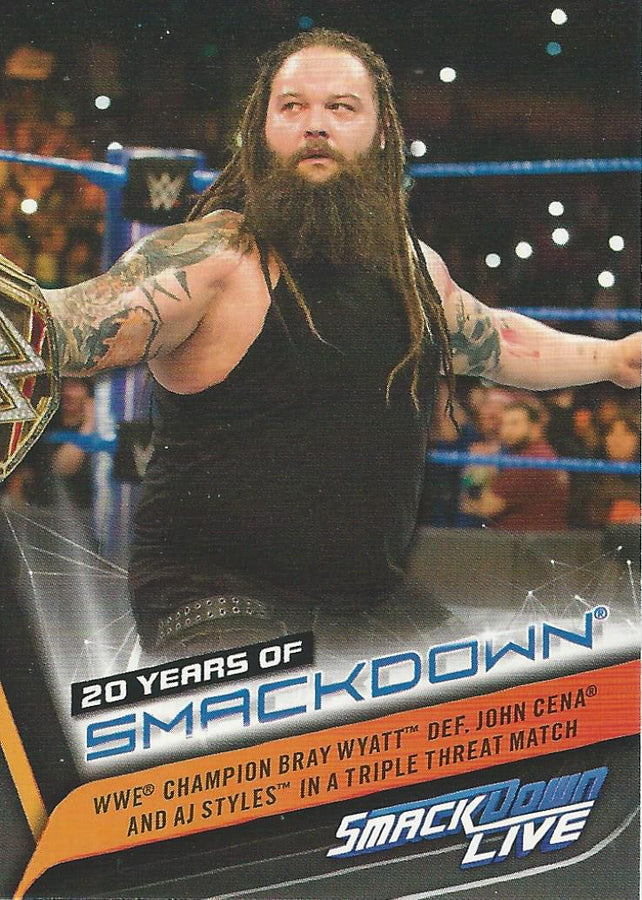 WWE Topps Smackdown 2019 Bray Wyatt SD-38 trading card PW Catalog