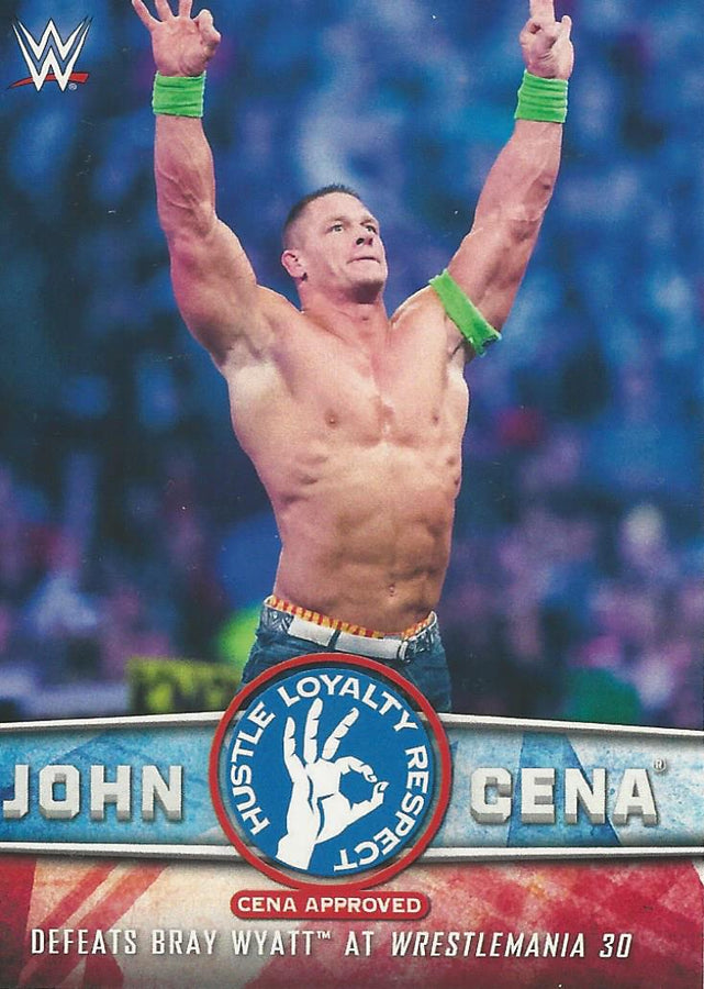 WWE Topps Then Now Forever 2017 John Cena 34 of 40 trading card PW Catalog