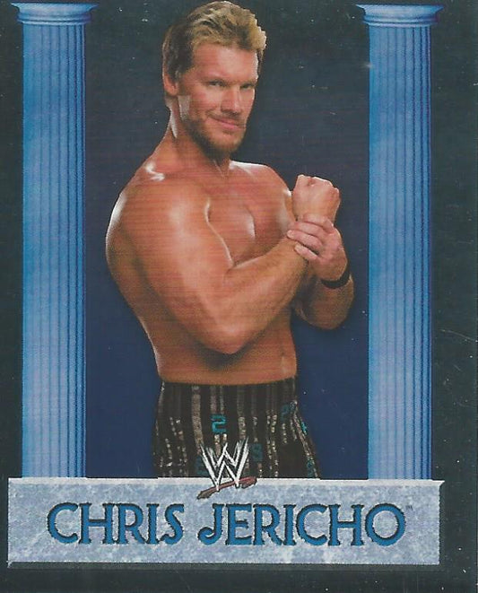 WWE Merlin Heros 2008 Stickers Chris Jericho Foil #158