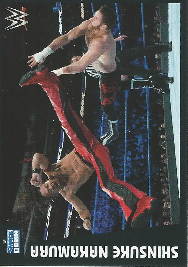 WWE Panini 2022 Sticker Collection Shinsuke Nakamura #158