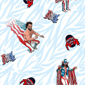 Macho Man Randy Savage "USA" RSVLTS Button Down Shirt