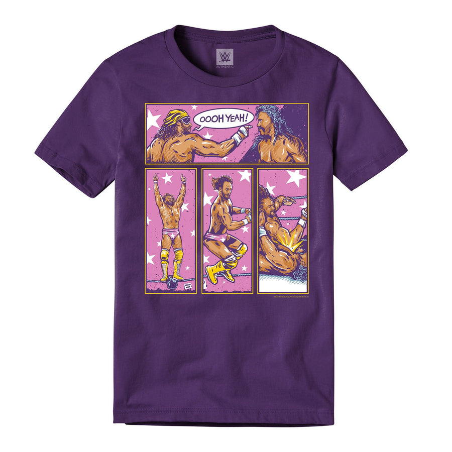 Macho Man Randy Savage Comic Graphic T-Shirt
