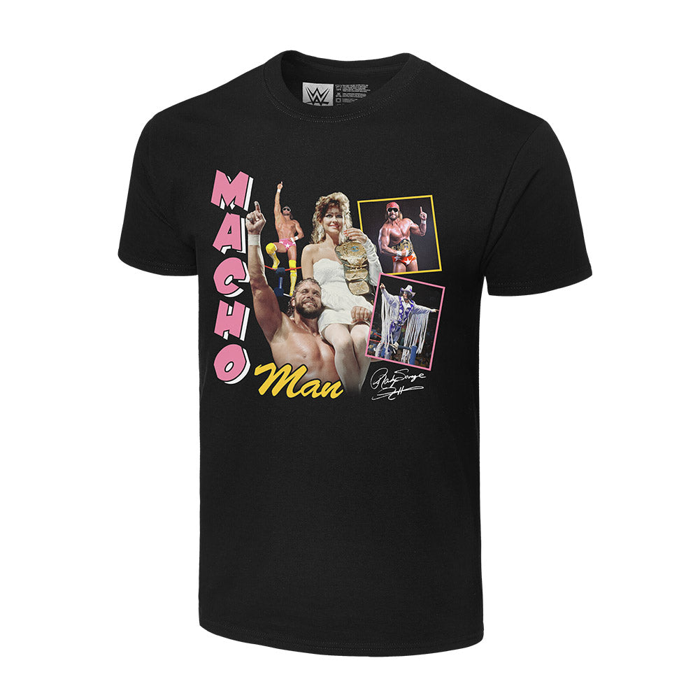 Macho Man Randy Savage Signature Vintage Collection T-Shirt T-Shirt PW Catalog