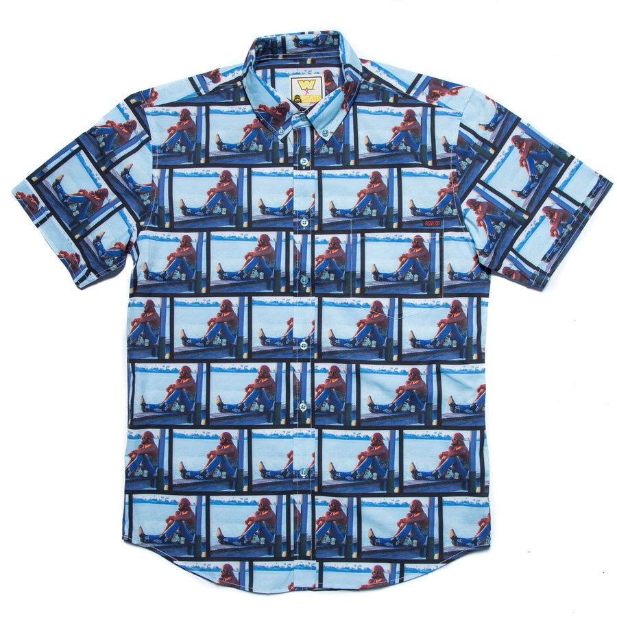 Macho Man Randy Savage "Deep Thoughts" RSVLTS Button Down Shirt