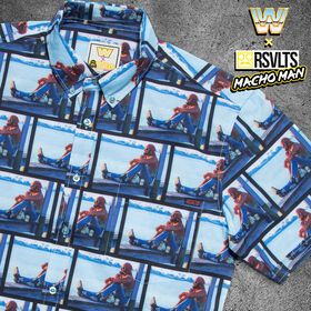 Macho Man Randy Savage "Deep Thoughts" RSVLTS Button Down Shirt