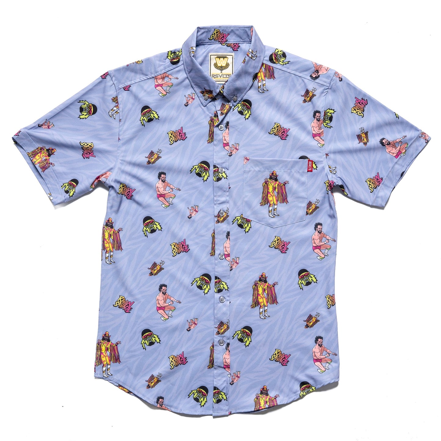 Macho Man Randy Savage RSVLTS Button Down Shirt