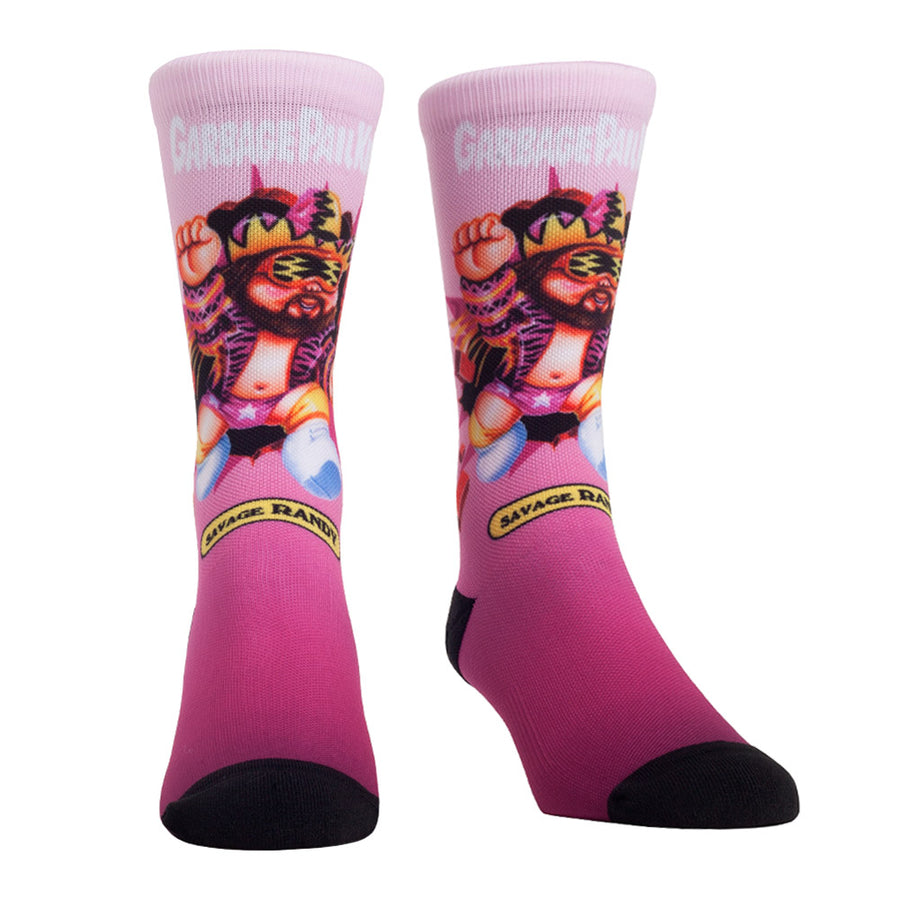 Macho Man Garbage Pail Kids Rock 'Em Socks