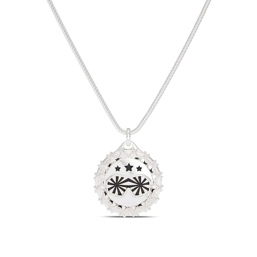 Macho Man Star Bixler Pendant in Sterling Silver