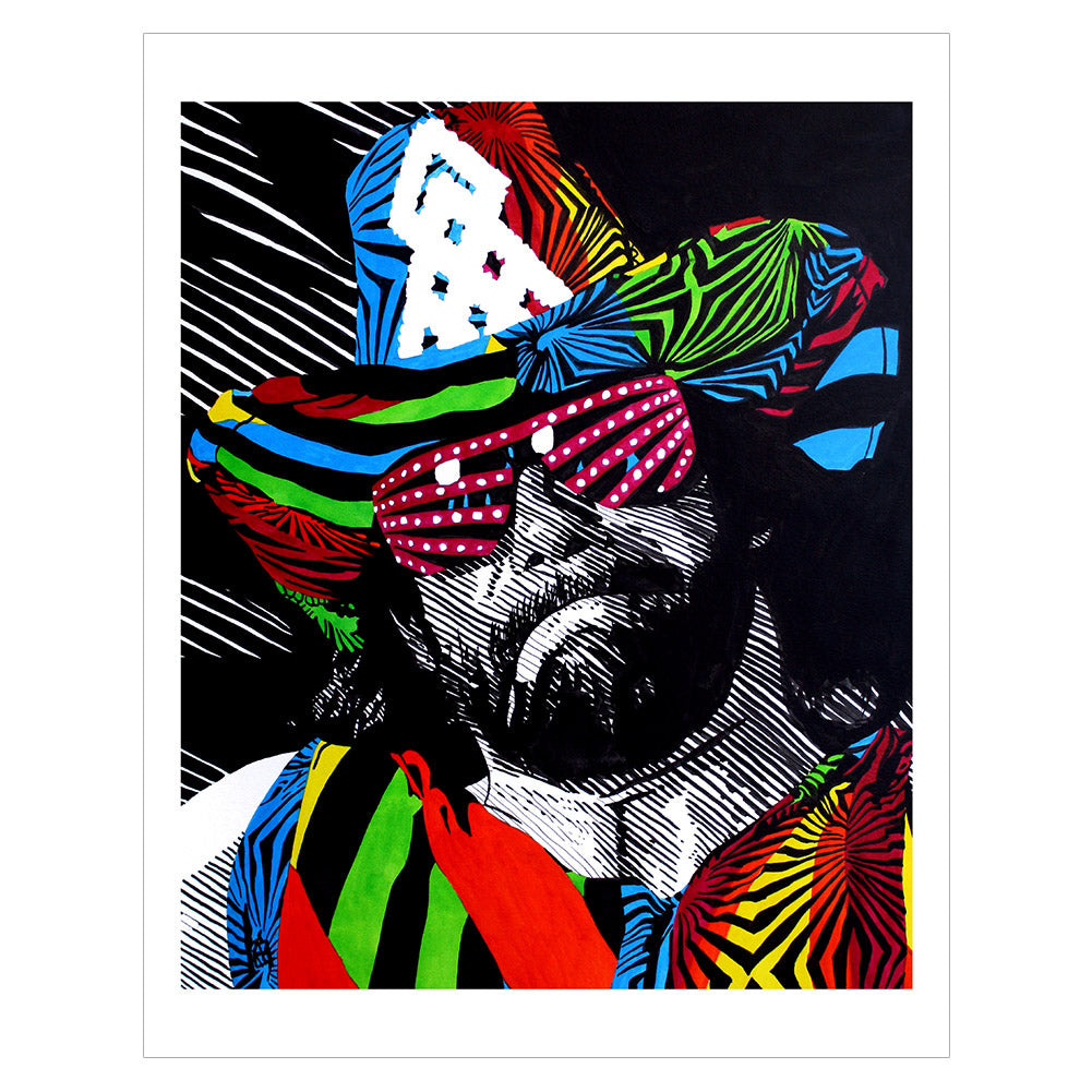 Macho Man Randy Savage 11 x 14 Rob Schamberger Art Print