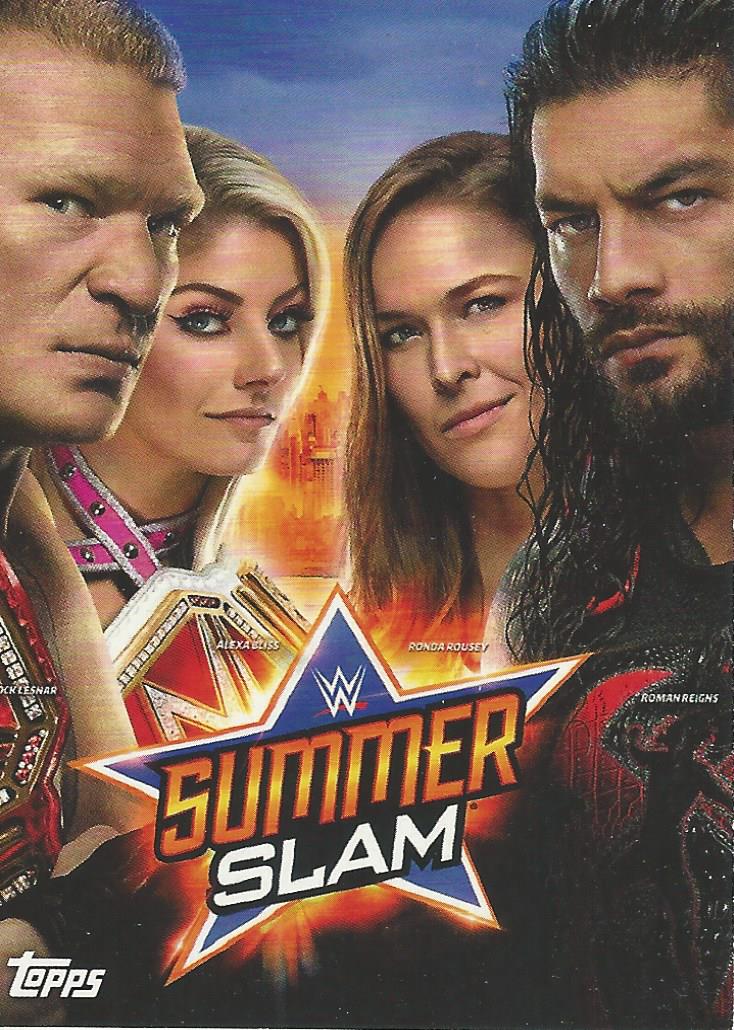 WWE Topps Summerslam 2019 SS18 trading card PW Catalog