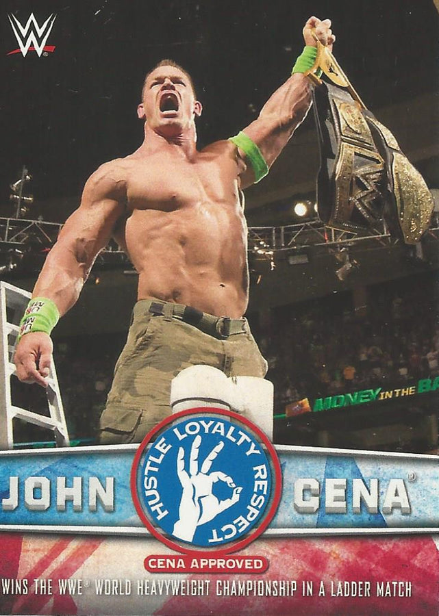 WWE Topps Then Now Forever 2017 John Cena 36 of 40 trading card PW Catalog