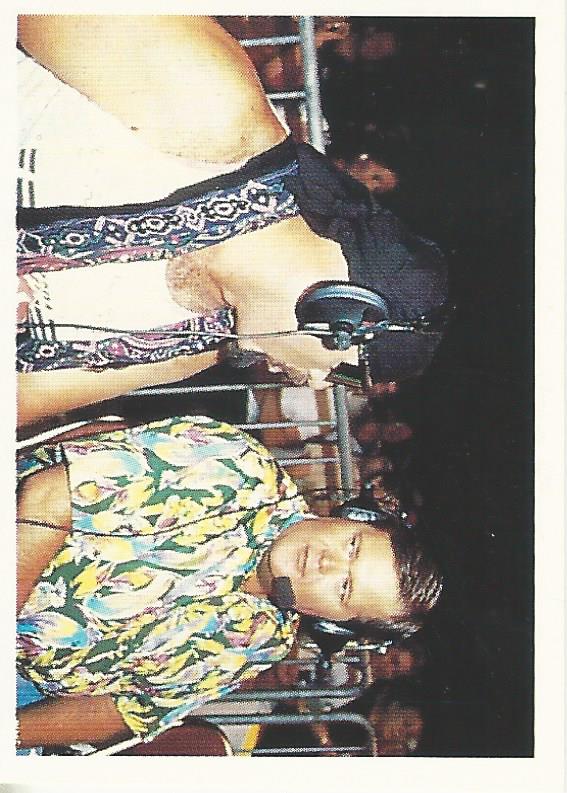 WCW Euroflash 1992 Sticker Jim Ross and Jesse Ventura #159