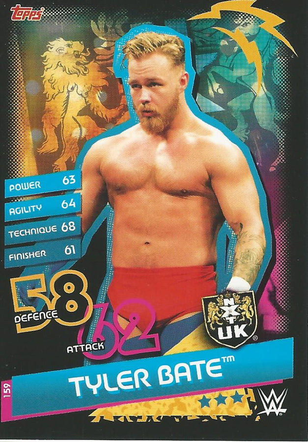 WWE Topps Slam Attax Reloaded 2020 Tyler Bate #159 NXT UK
