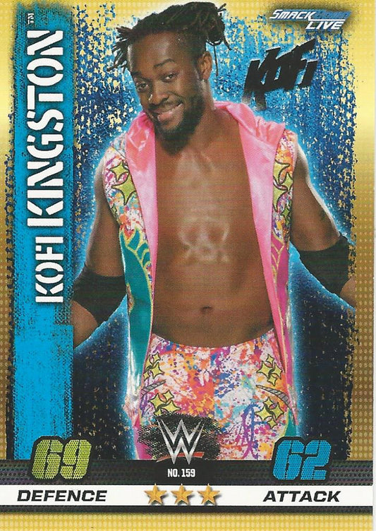 WWE Topps Slam Attax 10th Edition 2017 Kofi Kingston #159
