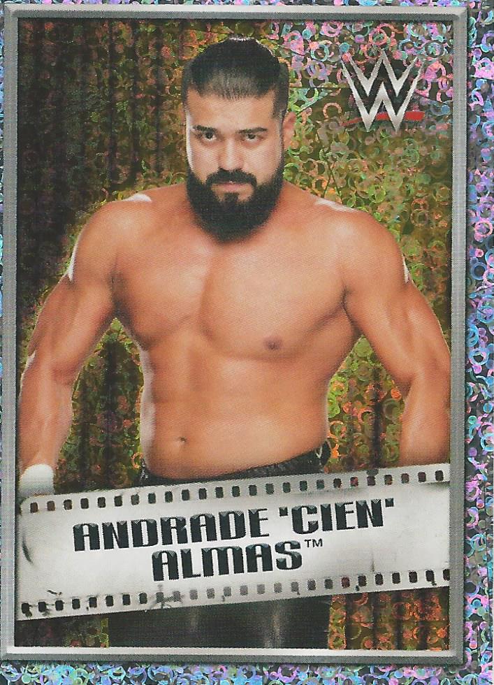 WWE Topps 2018 Stickers Andrade Foil #159