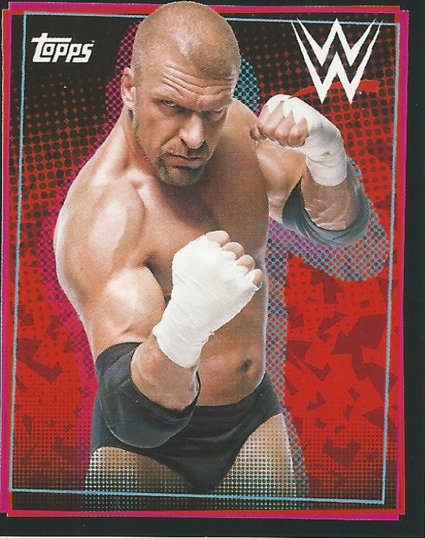 WWE Topps Road to Wrestlemania Stickers 2021 Triple H #159