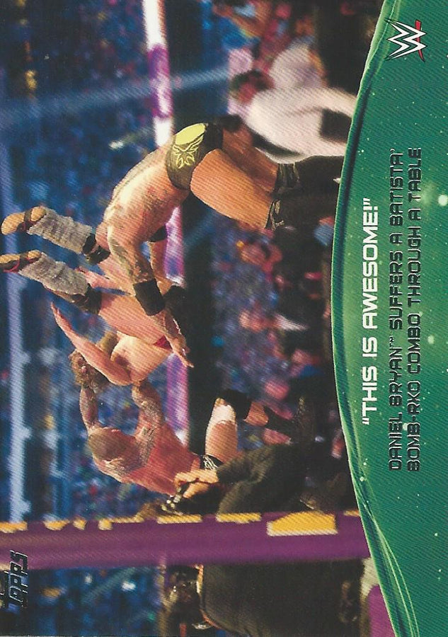 WWE Topps 2015 Batista and Randy Orton 9 of 10 trading card PW Catalog