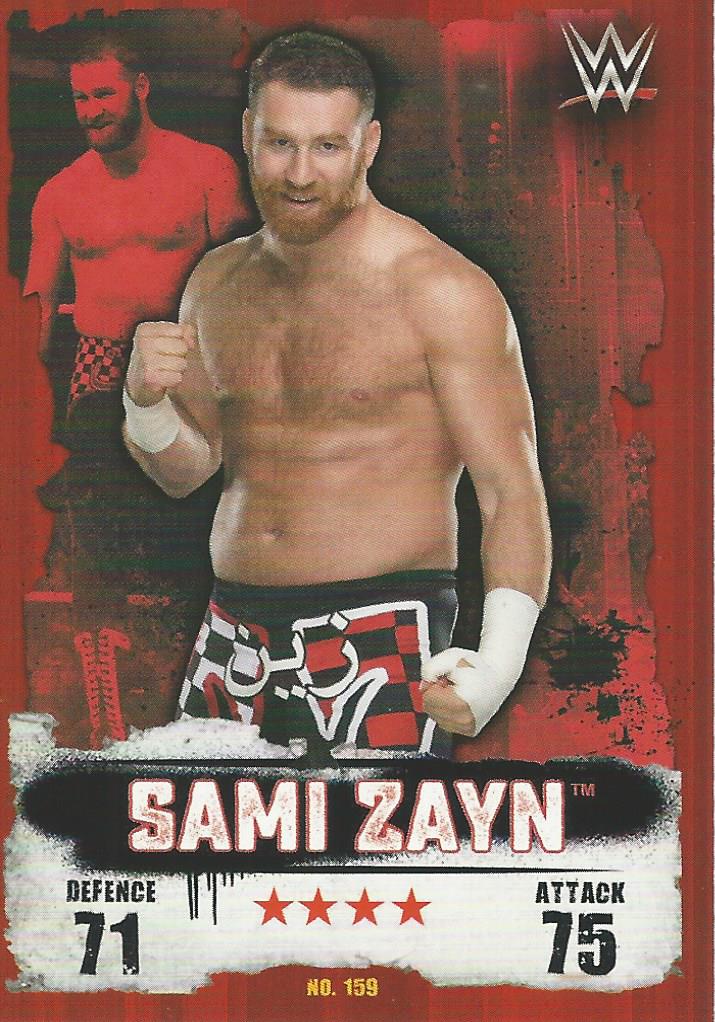 WWE Topps Slam Attax Takeover 2016 Sami Zayn #159