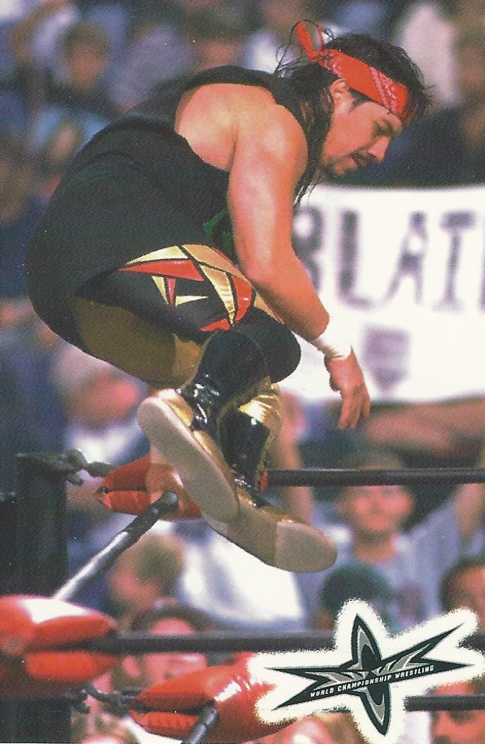 WCW Crazy Planet Stickers 1999 Eddie Guerrero trading card PW Catalog