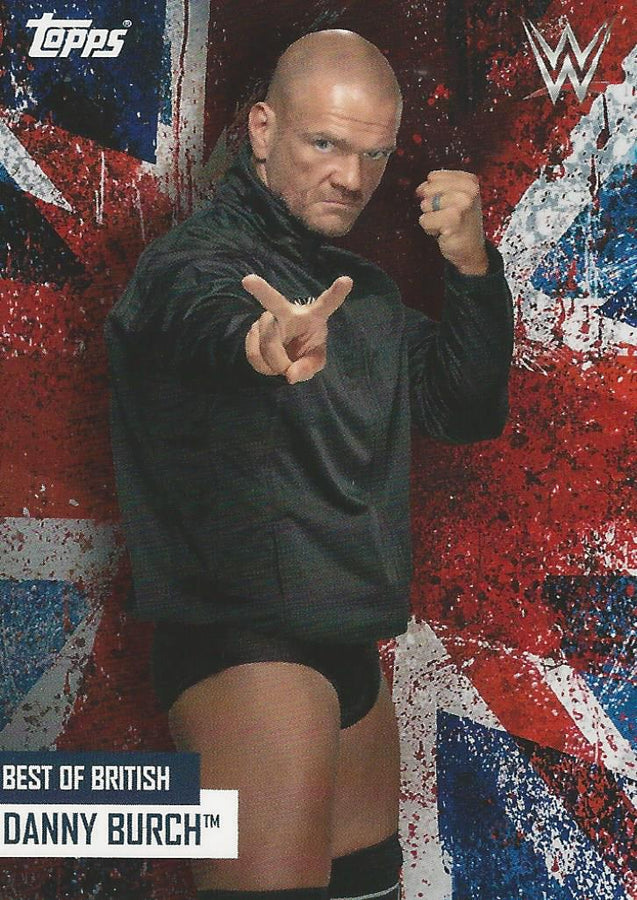 WWE Topps Best of British 2021 Danny Burch trading card PW Catalog