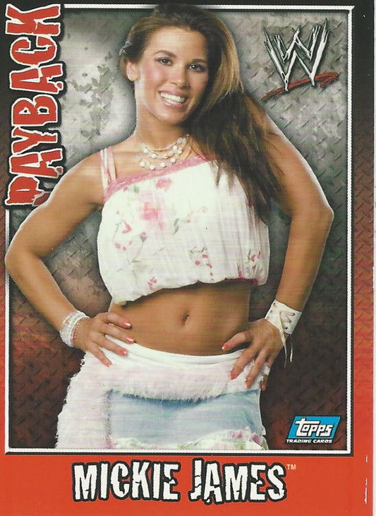 WWE Topps Payback 2006 Mickie James #15
