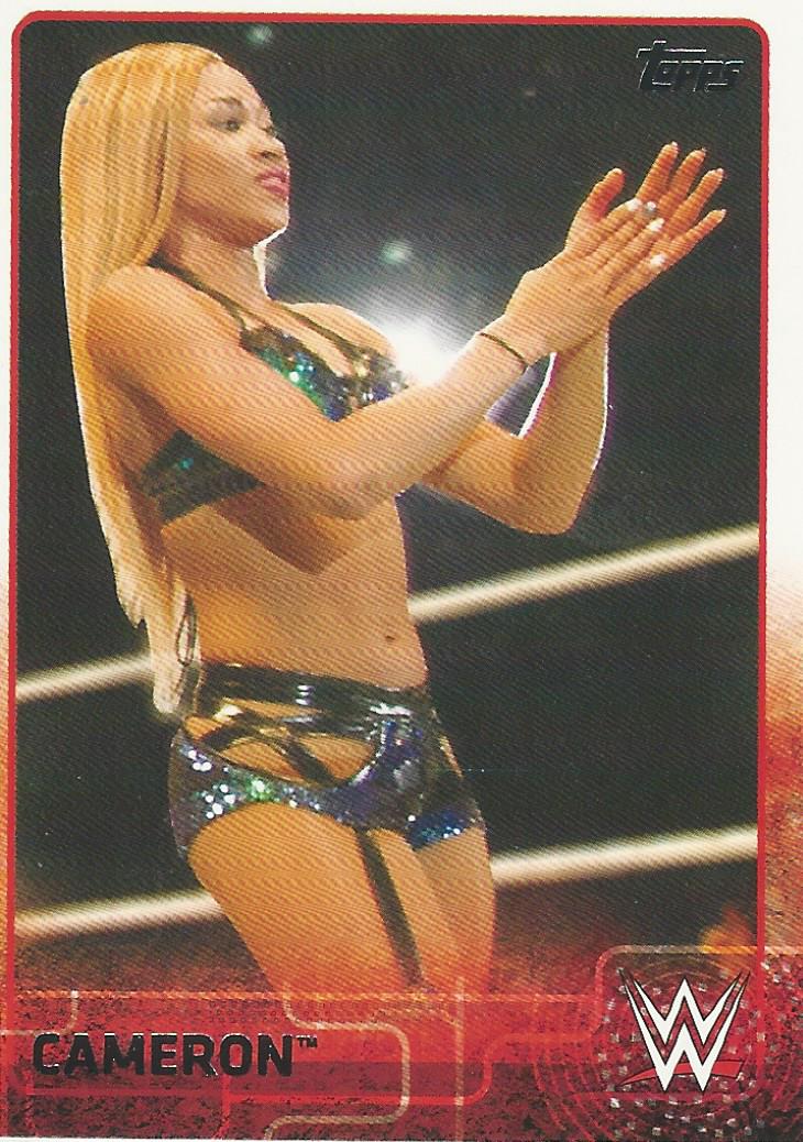 WWE Topps 2015 Cameron #15