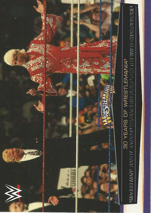 WWE Topps Road to Wrestlemania 2014 Ric Flair 15 of 60 trading card PW Catalog