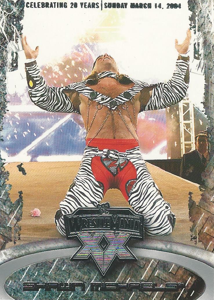 WWE Fleer Wrestlemania XX 2004 Shawn Michaels #15