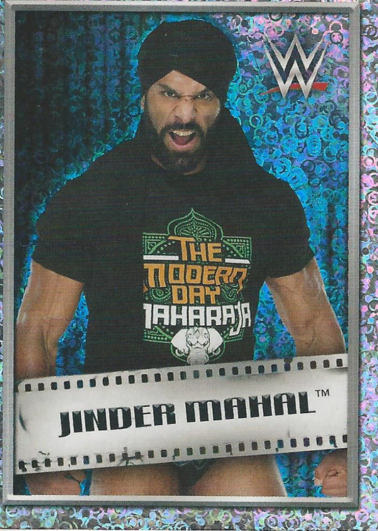 WWE Topps 2018 Stickers Jinder Mahal Foil #15