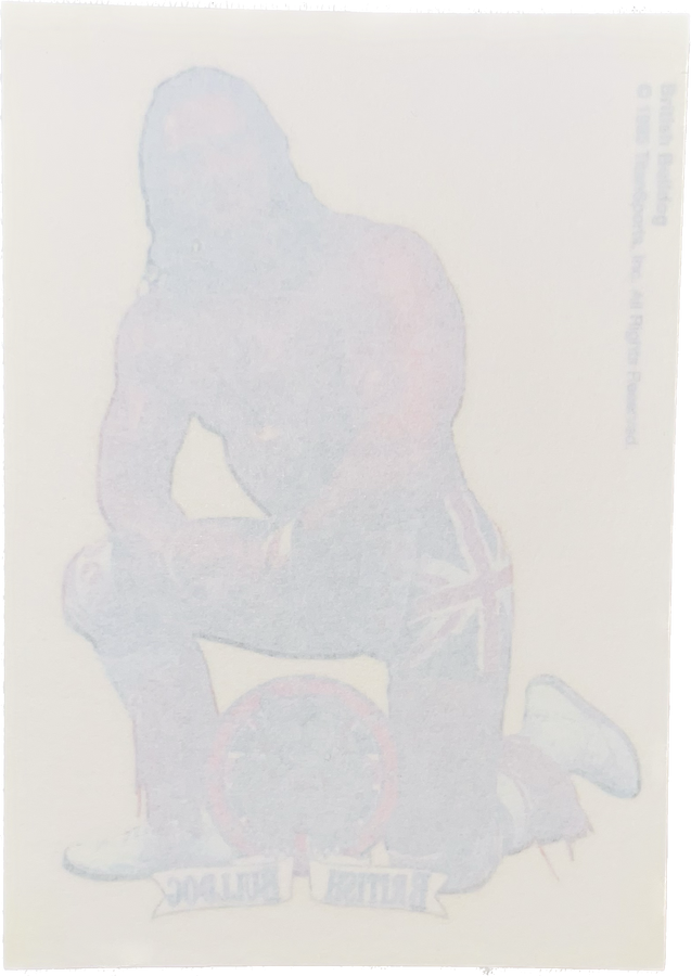 WWF Tattoos 1995 British Bulldog from Germany