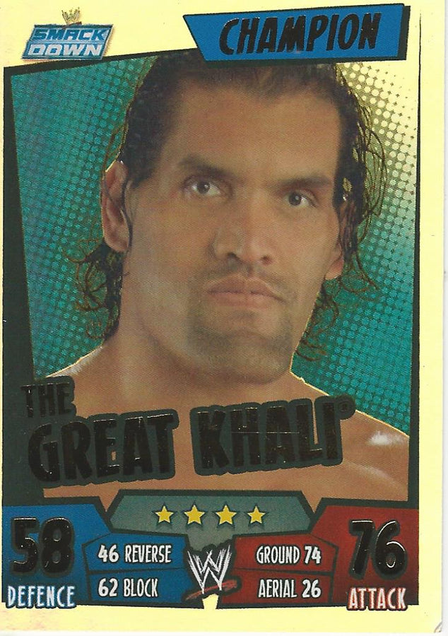 WWE Topps Slam Attax Rumble 2011 Champion Great Khali #15