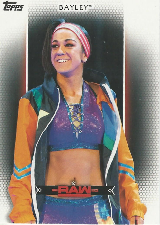 WWE Topps Women Division 2017 Bayley R15 trading card PW Catalog
