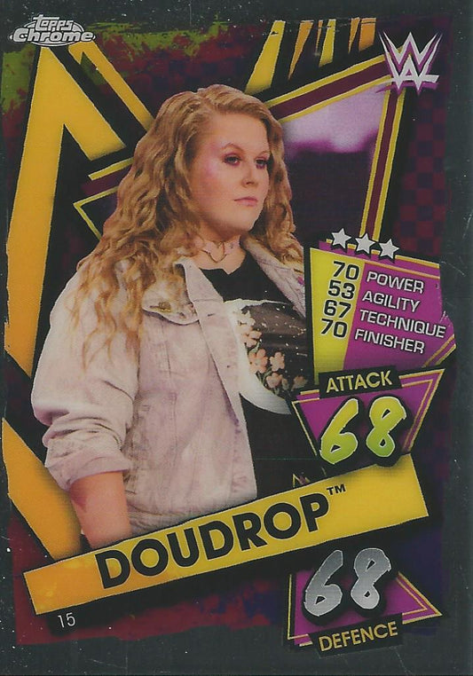 WWE Topps Slam Attax Chrome 2021 Doudrop #15
