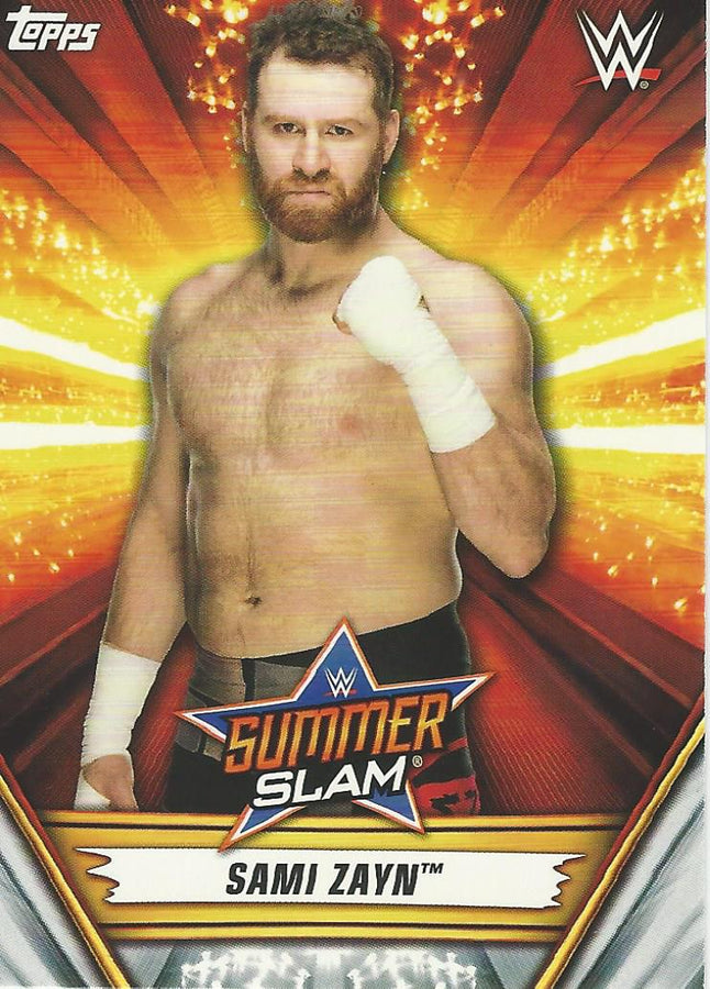 WWE Topps Summerslam 2019 Sami Zayn #15