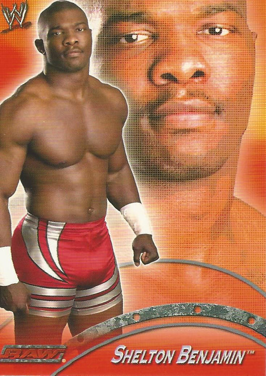 WWE Topps Apocalypse 2004 Shelton Benjamin R15 trading card PW Catalog