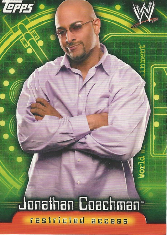 WWE Topps Insider 2006 Jonathan Coachman #15