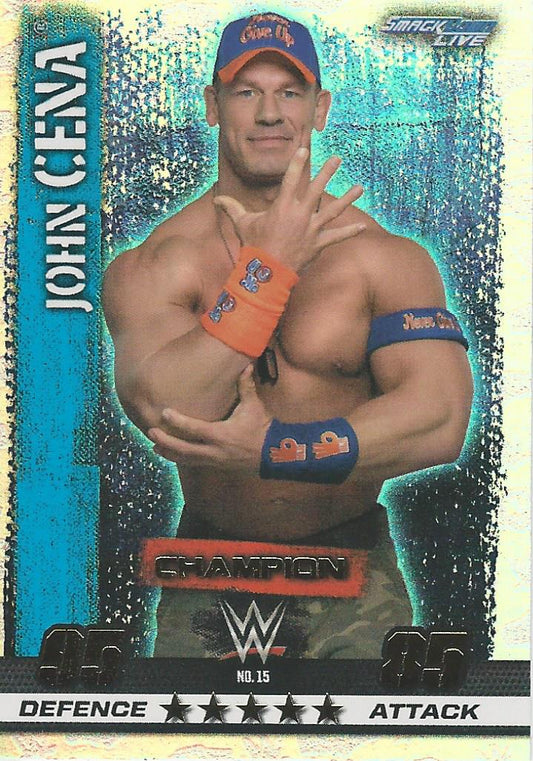 WWE Topps Slam Attax 10th Edition 2017 Champion John Cena #15
