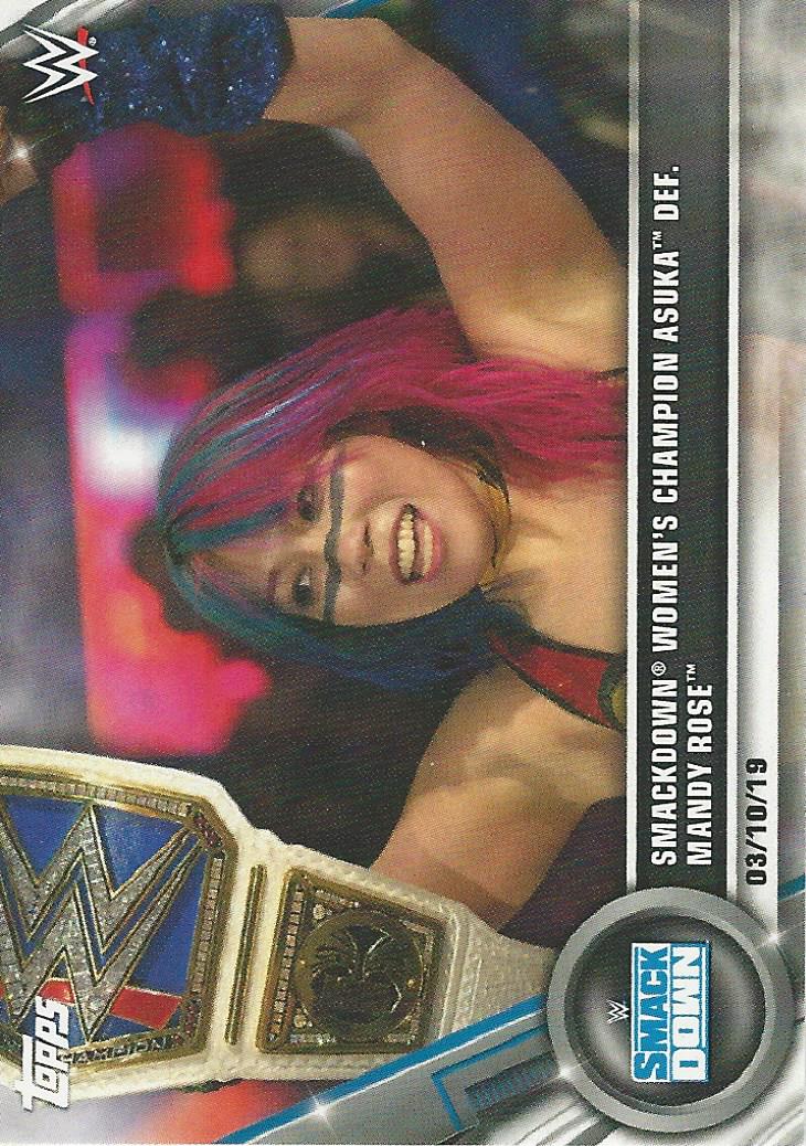 WWE Topps Women Division 2020 Asuka #15
