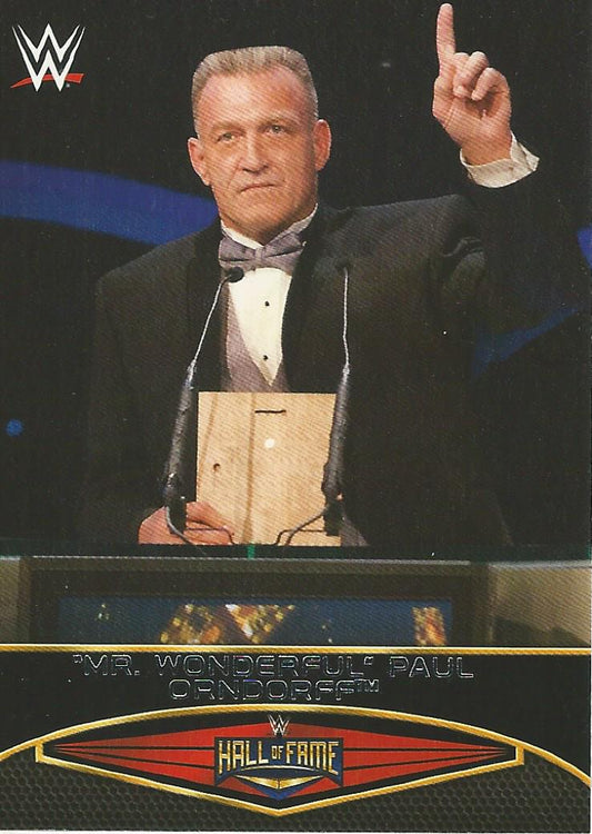 WWE Topps Road to Wrestlemania 2015 Paul Orndorff 15 of 30 trading card PW Catalog