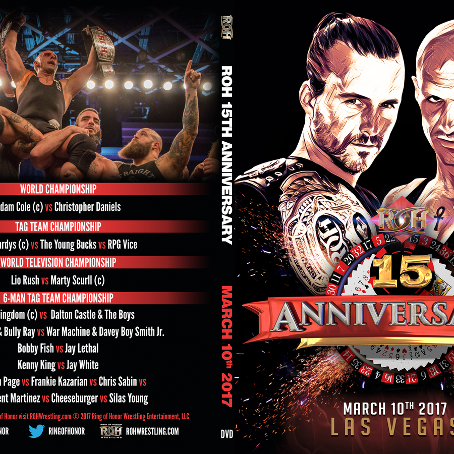 03/10/17 15TH ANNIVERSARY PPV-LAS VEGAS,NV (DVD)