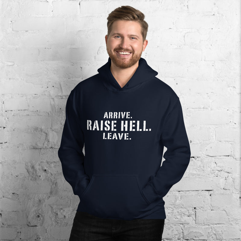 Stone Cold Steve Austin "Arrive. Raise Hell. Leave" Pullover Hoodie Sweatshirt