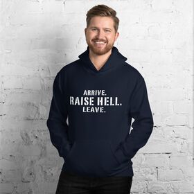 Stone Cold Steve Austin "Arrive. Raise Hell. Leave" Pullover Hoodie Sweatshirt