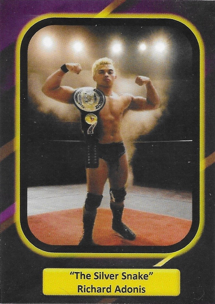 “The Silver Snake” Richard Adonis trading card PW Catalog