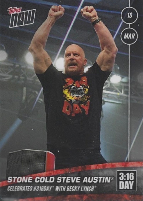 Stone Cold Steve Austin Celebrates #316DAY With Becky Lynch