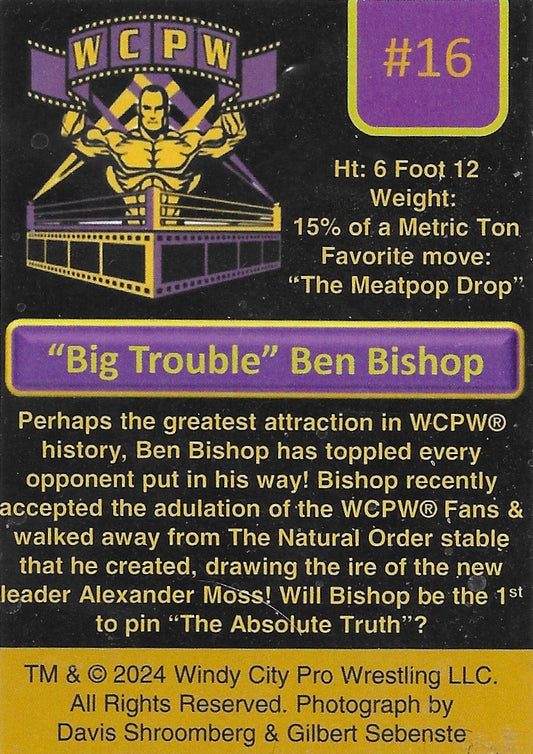 “Big Trouble” BEN Bishop trading card PW Catalog